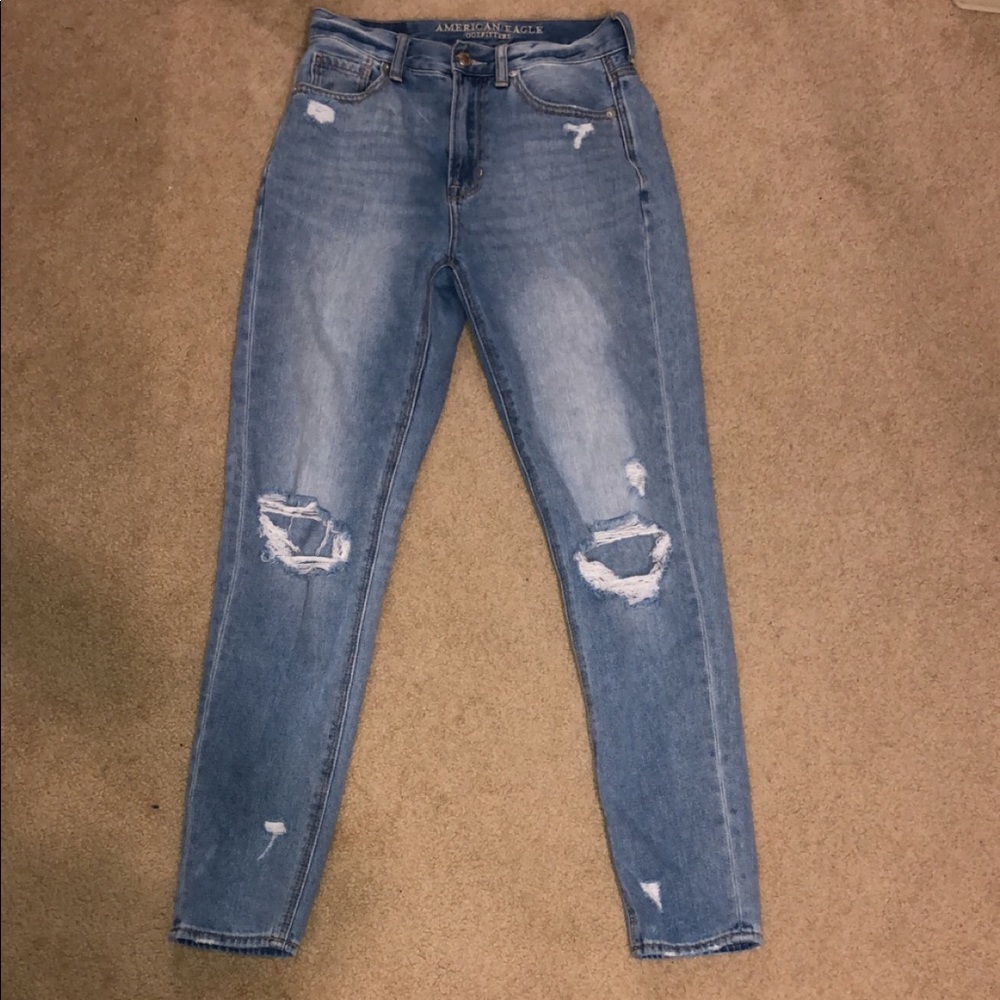 Ripped Mom Jeans Size 00